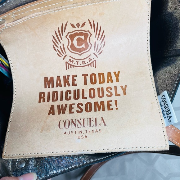 Consuela Clay Everyday Leather Tote Bag Snakeskin Print - Picture 6 of 9